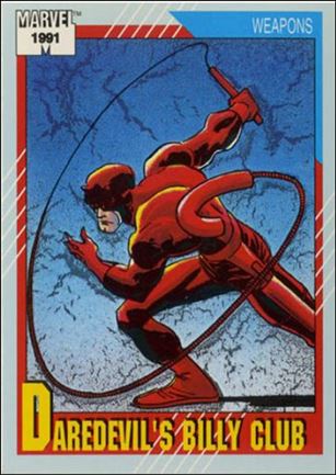 Marvel Universe: Series 2 (Base Set) card 129 Daredevil's Billy Club