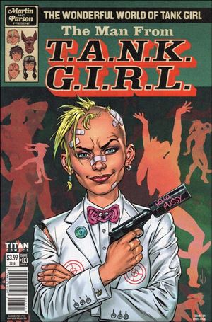 Wonderful World of Tank Girl issue 3-B Chris Wahl Cover