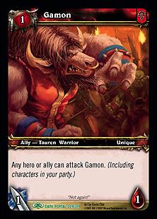 World of Warcraft: Through the Dark Portal (Base Set) card 209 Gamon