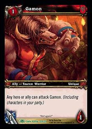World of Warcraft: Through the Dark Portal (Base Set) card 209 Gamon