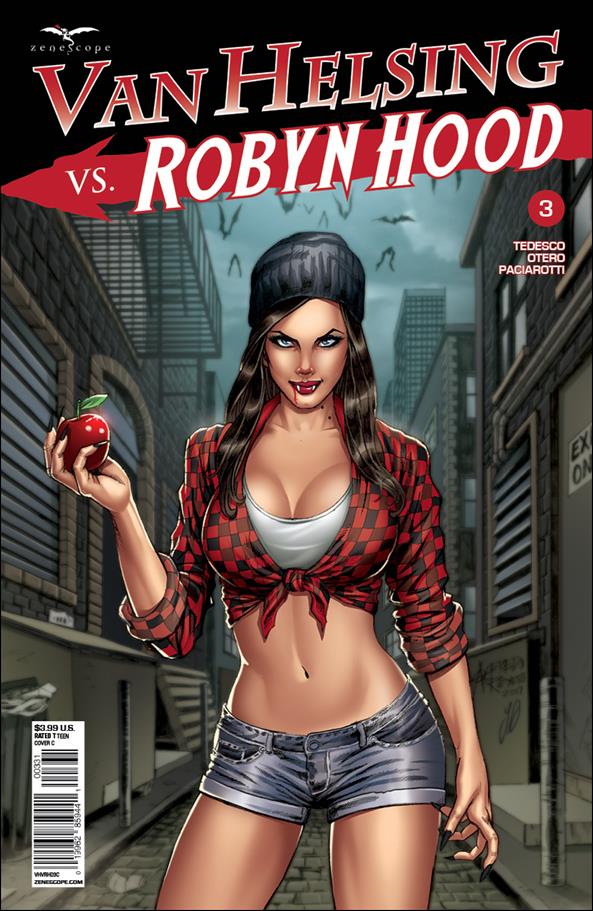 Van Helsing vs Robyn Hood issue 3-C Alfredo Reyes Cover