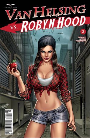 Van Helsing vs Robyn Hood issue 3-C Alfredo Reyes Cover