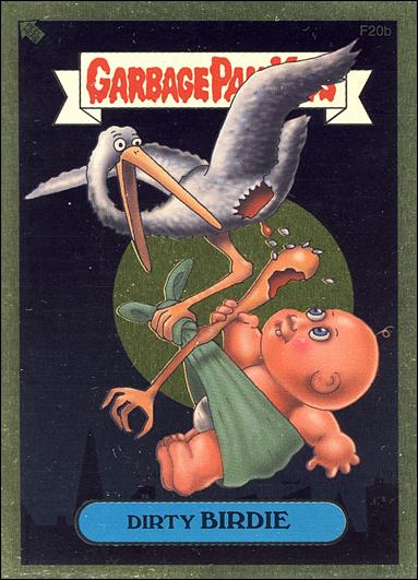 Garbage Pail Kids All-New Series 2 (Foil Sticker Subset)  card F20b Dirty Birdie