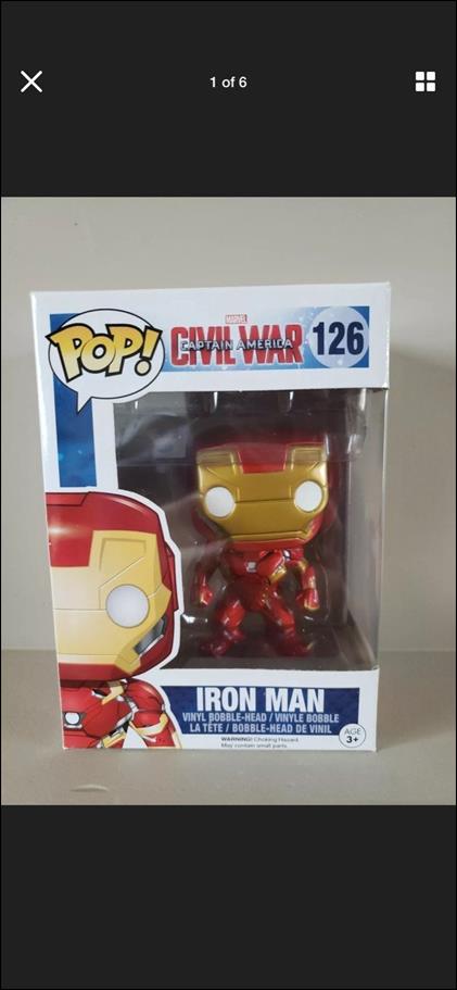 POP! Marvel figure 126 Iron Man