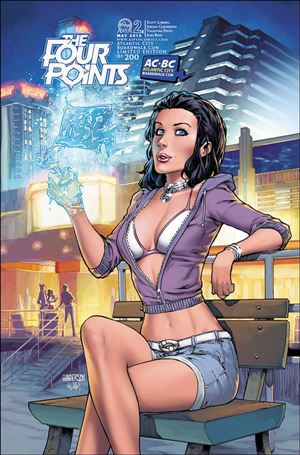 Four Points issue 2-E Gunderson Atlantic City Boardwalk Con Cover 1/200