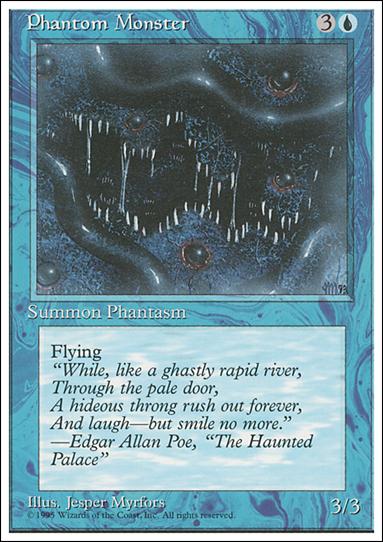 Magic the Gathering: 4th Edition (Base Set) card 90 Phantom Monster