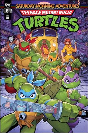 Teenage Mutant Ninja Turtles: Saturday Morning Adventures Continued issue 6-D Jon Sommariva 1:10 Cover