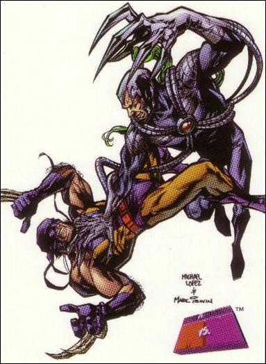 Marvel vs WildStorm (Base Set) card 22 Warblade vs. Wolverine