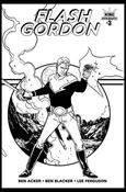 King: Flash Gordon issue 3-D Marc Laming 1:25 Black & White Cover