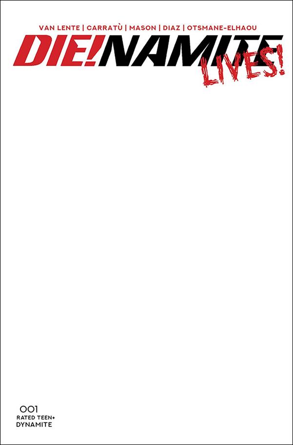 Die!namite Lives! issue 1-F Blank Authentix Cover