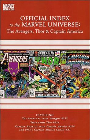 Avengers, Thor & Captain America: Official Index to the Marvel Universe issue 7