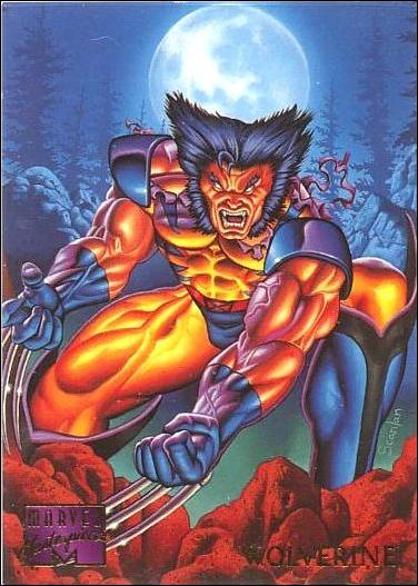 1995 Marvel Masterpieces (Base Set) card 114 Wolverine