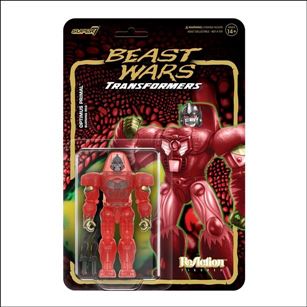 ReAction: Transformers figure 45 Optimus Primal (Burning Red)