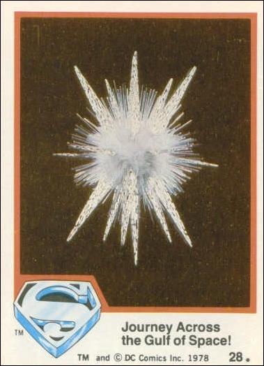 Superman (Movie) Series 1 (Base Set) card 28 Journey Across the Gulf of Space!