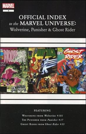 Wolverine, Punisher & Ghost Rider: Official Index to the Marvel Universe  issue 4