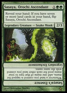Magic the Gathering: Saviors of Kamigawa (Base Set) card 145 Sasaya, Orochi Ascendant