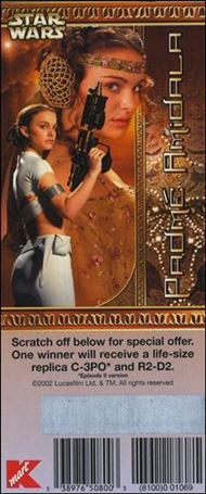 Star Wars: Episode II Attack of the Clones K-Mart Instant Win Scratch Offs (Promo) card nn5 Padme Amidala