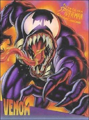 Fleer Ultra Spider-Man (ClearChrome Subset) card 10 Venom
