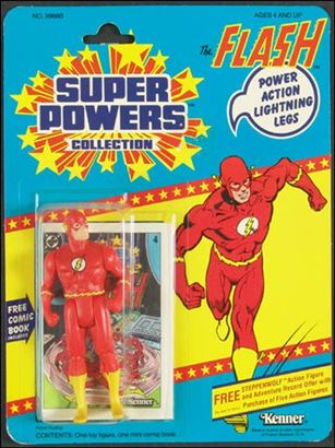 Super Powers Collection Action Figures (1984) figure 7-C Flash (Steppenwolf Offer Card)