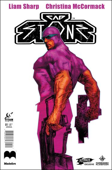 Cap Stone issue 1-B Bill Sienkiewicz Forbidden Planet/Jetpack Cover