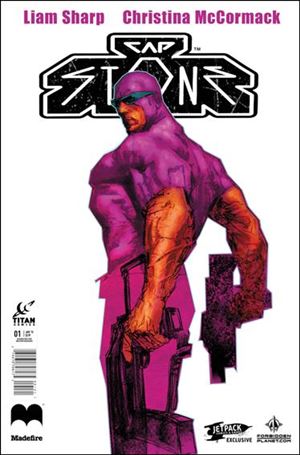 Cap Stone issue 1-B Bill Sienkiewicz Forbidden Planet/Jetpack Cover