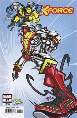 X-Force (2020) issue 47-B Tracy Tubera X-Men 60th Anniversary Cover