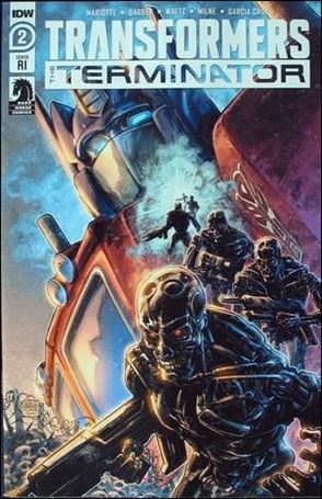 Transformers vs the Terminator issue 2-C Freddie Williams II 1:10 Cover