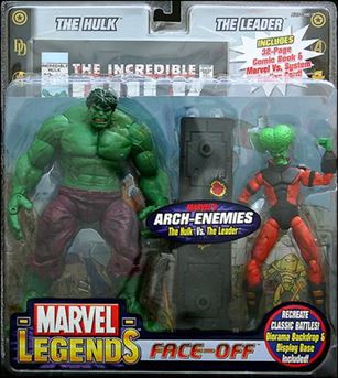 Marvel Legends Face-Off (Series 1) figure 5 Hulk and Leader (Small Head)