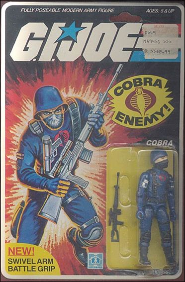 G.I. Joe: A Real American Hero 3 3/4" Basic Action Figures figure 11-B Cobra (The Enemy) - Swivel Arm
