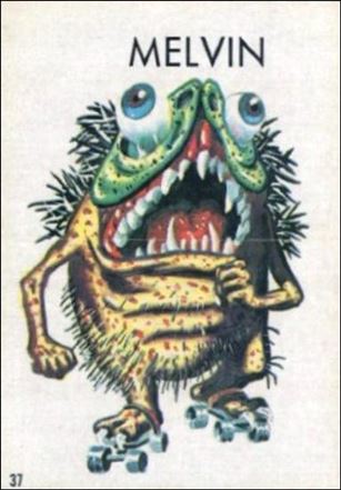 Ugly Stickers (1965) (Base Set) card 37-C Melvin
