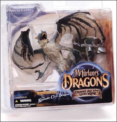 McFarlane's Dragons: Quest for the Lost King figure 3 Komodo Dragon Clan