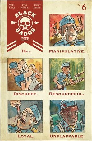 Black Badge issue 6 Matt Kindt Cover