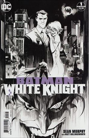 Batman: White Knight issue 1-D Bruce Wayne & Joker B&W Cover (3rd Printing)