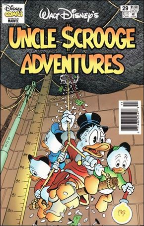 Walt Disney's Uncle Scrooge Adventures issue 29-B Marvel Cover