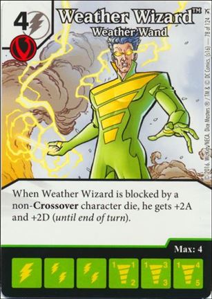 DC Comics Dice Masters Green Arrow and The Flash card 78 Weather Wizard: Weather Wand
