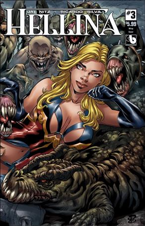 Hellina (2016) issue 3-B Wraparound Cover