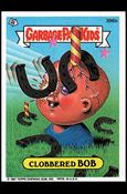 Garbage Pail Kids: Series 10 (Base Set) card 396b Clobbered Bob