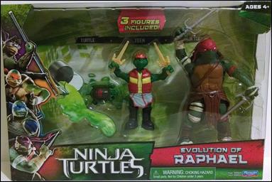Ninja Turtles (Evolution 3-Packs) figure 2 Evolution of Raphael 3-Pack