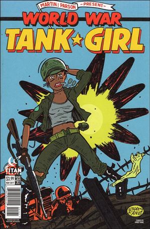 World War Tank Girl issue 1-C Shaky Kane Cover