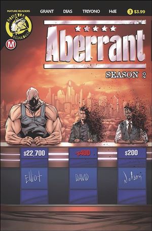 Aberrant Season 2 issue 3 Jeopardy Cover