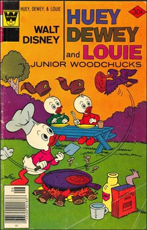 Walt Disney Huey, Dewey and Louie: Junior Woodchucks  issue 44-B Whitman Cover