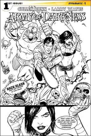 Army of Darkness (2014) issue 1-H Tim Seeley 1:20 Black & White Cover