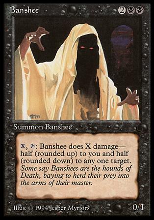 Magic the Gathering: The Dark (Base Set) card 40 Banshee