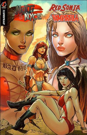 Notti & Nyce Red Sonja Vampirella Cover Image 1