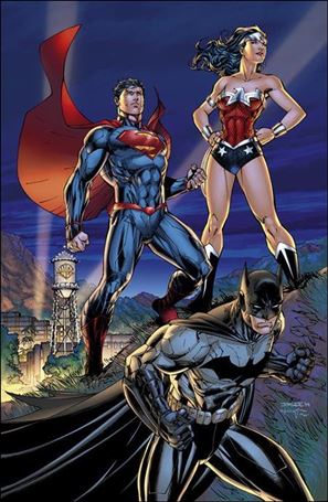 Superman: Son of Kal-El issue 18-C Jim Lee Holiday Cardstock Cover