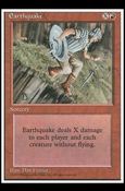 Magic the Gathering: 4th Edition (Base Set) card 189 Earthquake