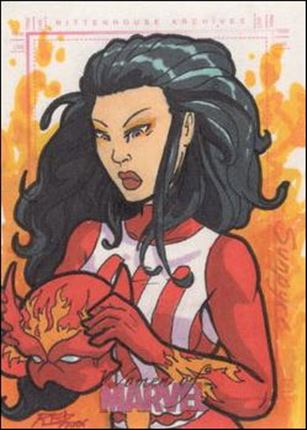 Women of Marvel (SketchaFEX Subset) card KB Kate Bradley 1/100