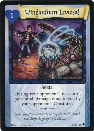 Harry Potter (Base Set) card 111 Wingardium Leviosa