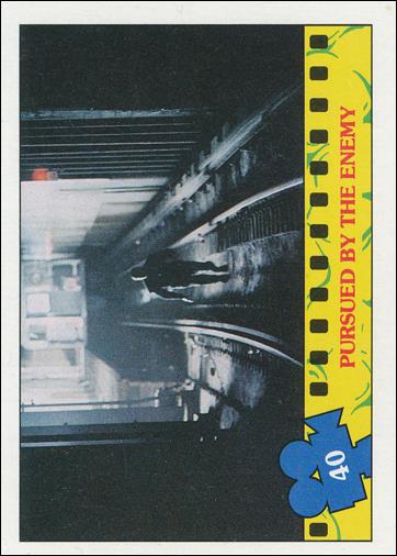 Teenage Mutant Ninja Turtles Movie (Base Set) card 40 Pursued by the Enemy