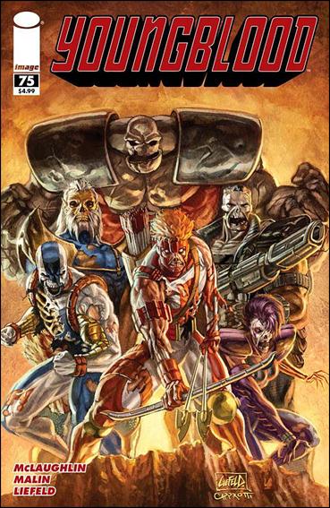 Youngblood (1992)  issue 75 Rob Liefeld & Mike Capprotti Cover